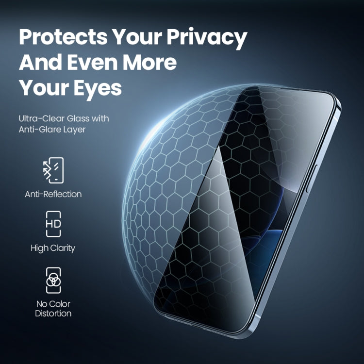 Película de vidrio templado de privacidad de cobertura total NILLKIN Guardian, For iPhone 16 Pro Max, For iPhone 16 Pro, For iPhone 16 Plus, For iPhone 16, For iPhone 15 Pro Max, For iPhone 15 Pro, For iPhone 15 Plus, For iPhone 15