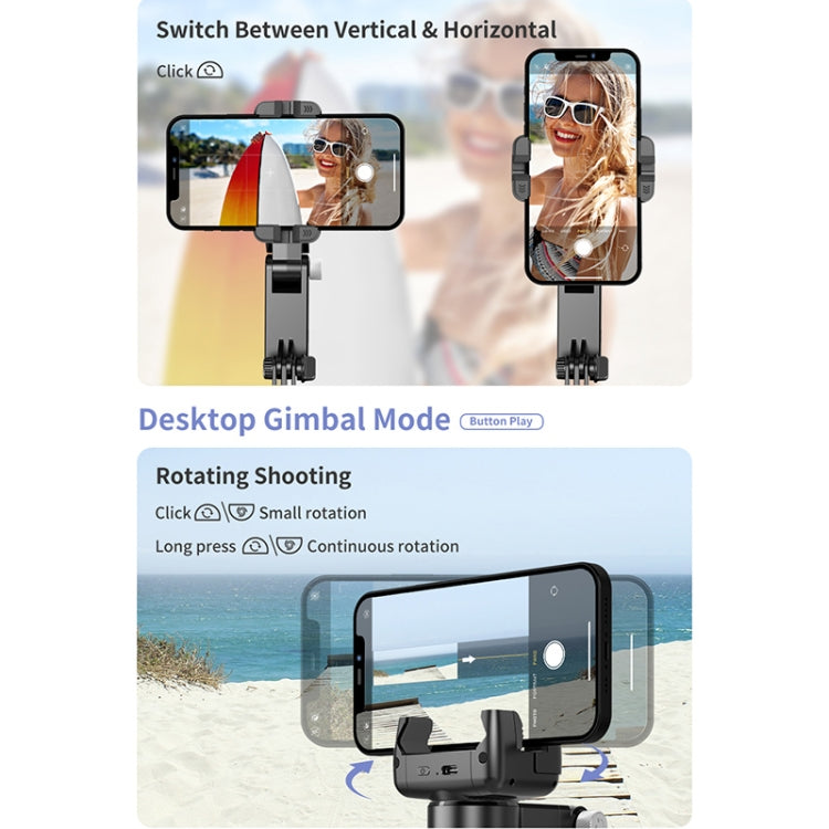 Estabilizador de cardán de seguimiento inteligente de escritorio Q18, luz de relleno multifunción, palo Selfie, Q18