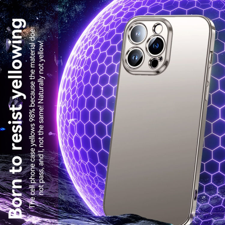 SULADA Caja de teléfono de TPU esmerilado con galvanoplastia, For iPhone 15 Pro Max, For iPhone 15 Pro, For iPhone 15 Plus, For iPhone 15