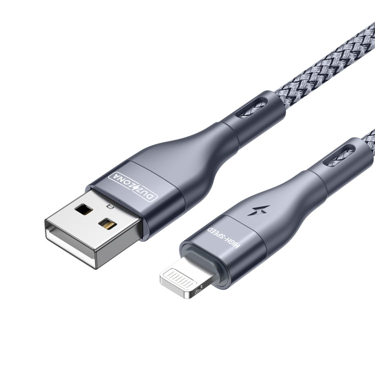 DUZZONA A7 2.4A Cable de datos de carga USB a 8 pines, 1m, 2m