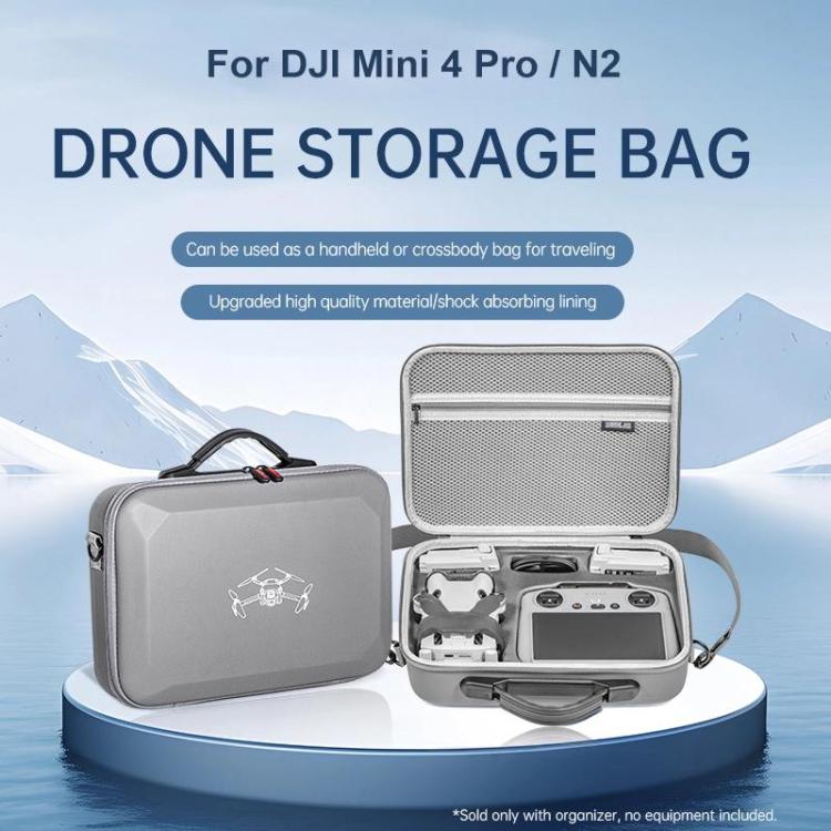 STARTRC Bolso de almacenamiento de hombro Bolso de PU, For DJI Mini 4 Pro / RC with Screen Standard, For DJI Mini 4 Pro / N2, For DJI Mini 4 Pro / RC 2 with Screen