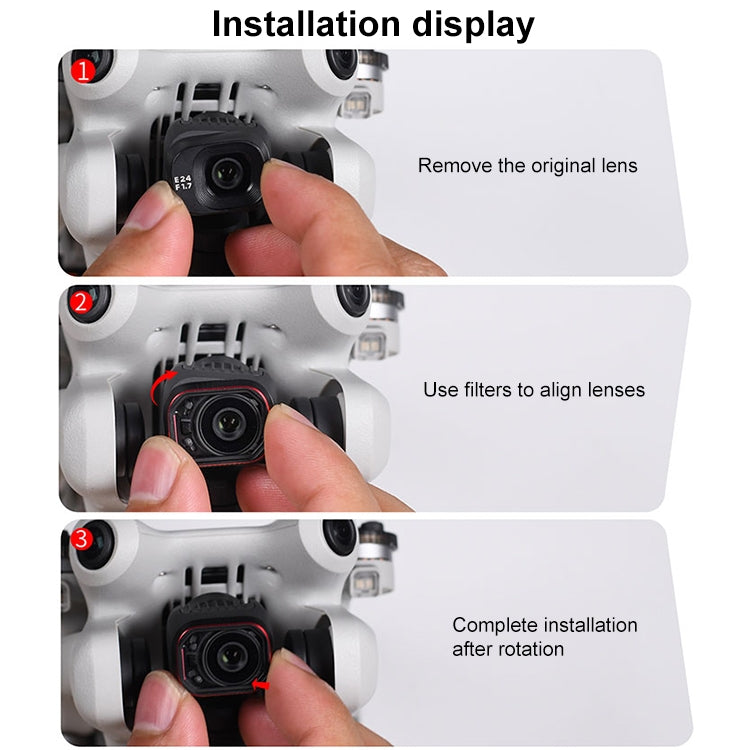 Para filtro de lente de Dron DJI Mini 4 Pro STARTRC, ND16/64/256, Adjustable CPL, Adjustable UV, 4 in 1 ND8/16/64/256PL, CPL ND8/16/32/64/256, CPL UV ND8/16/32/64