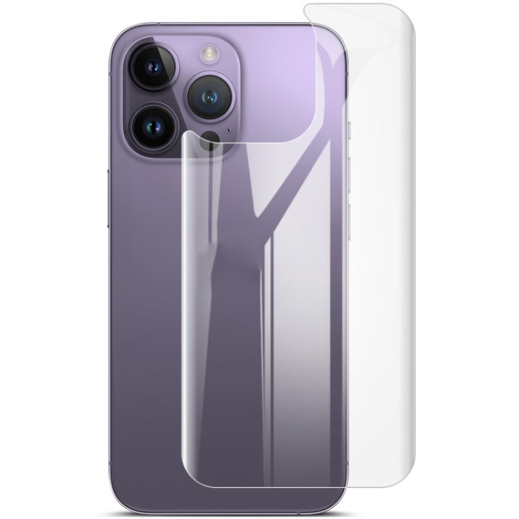 2 unids/set imak película de hidrogel curvada Pnone Protector de espalda, For iPhone 15 Pro Max, For iPhone 15 Pro, For iPhone 15 Plus, For iPhone 15