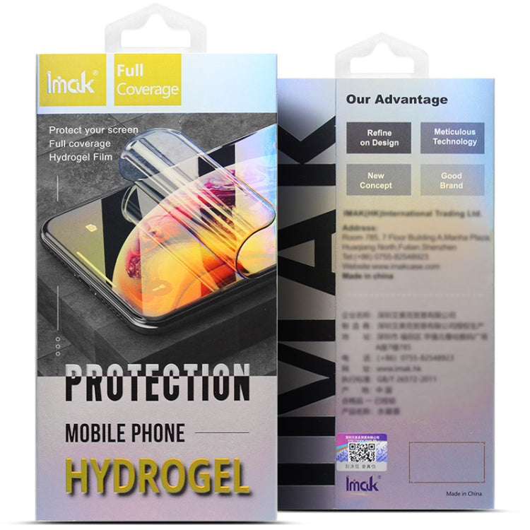 2 unids/set imak película de hidrogel curvada Pnone Protector de espalda, For iPhone 15 Pro Max, For iPhone 15 Pro, For iPhone 15 Plus, For iPhone 15