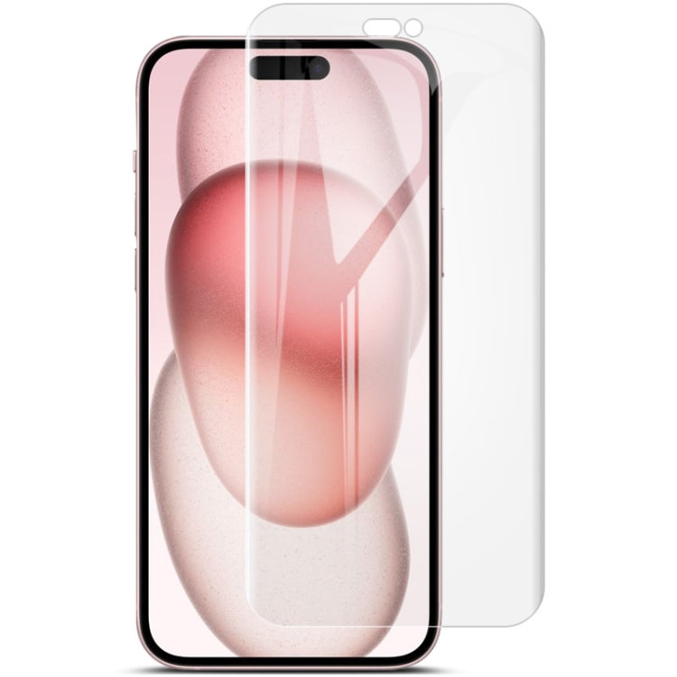 2 unids/set imak protector de película de hidrogel de pantalla completa curvada, For iPhone 15 Pro Max, For iPhone 15 Pro, For iPhone 15 Plus, For iPhone 15