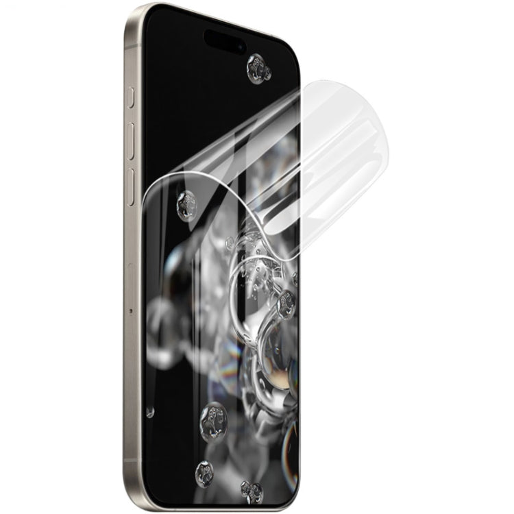 2 unids/set imak protector de película de hidrogel de pantalla completa curvada, For iPhone 15 Pro Max, For iPhone 15 Pro, For iPhone 15 Plus, For iPhone 15