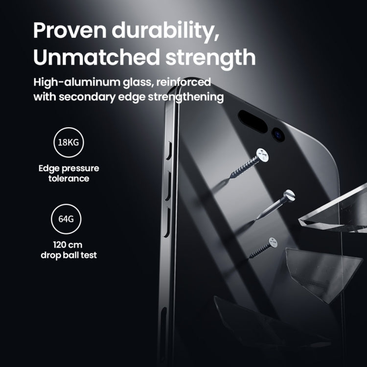 Película de vidrio templado a prueba de explosiones NILLKIN CP+Pro, For iPhone 16 Pro Max, For iPhone 16 Pro, For iPhone 16 Plus, For iPhone 16, For iPhone 15 Pro Max, For iPhone 15 Pro, For iPhone 15 Plus, For iPhone 15