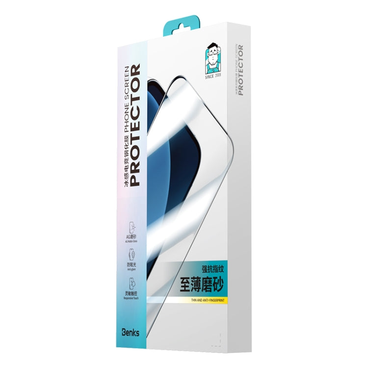 Película de vidrio templado Benks Ice Sense Gaming Master Edition, For iPhone 15 Pro Max, For iPhone 15 Pro, For iPhone 15 Plus, For iPhone 15