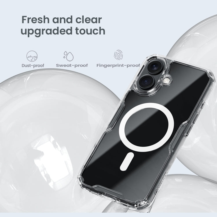 Funda para teléfono NILLKIN Ultra Clear Magsafe PC + TPU, For iPhone 16 Pro Max, For iPhone 16 Pro, For iPhone 16 Plus, For iPhone 15 Pro Max, For iPhone 15 Pro, For iPhone 15 Plus, For iPhone 15