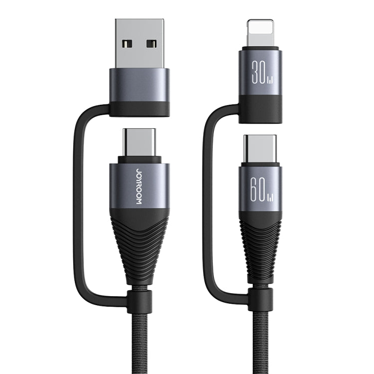 JOYROOM SA37-2T2 60W Serie multifunción 4 en 1 Cable de datos de carga rápida, SA37-2T2