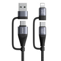 JOYROOM SA37-2T2 60W Serie multifunción 4 en 1 Cable de datos de carga rápida, SA37-2T2