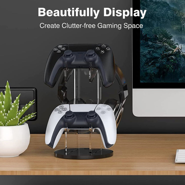 YX029 Soporte para pantalla de escritorio para auriculares Gamepad, For PS4 / PS5
