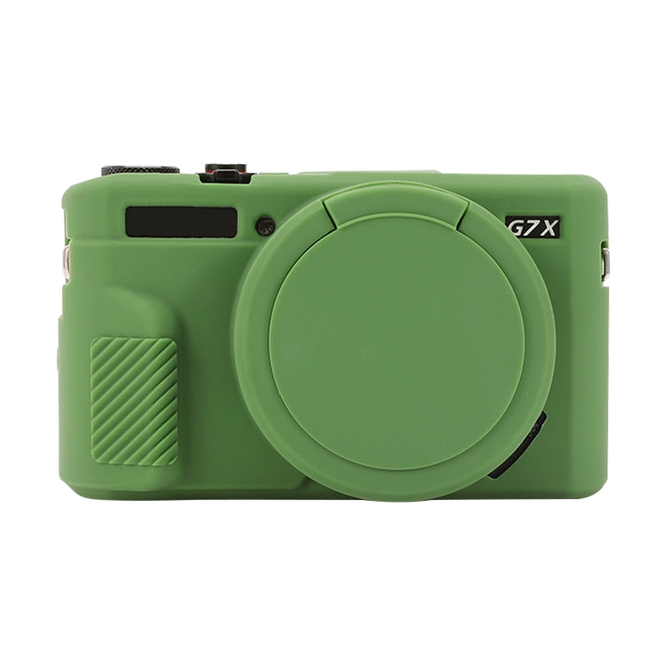 Funda protectora de silicona suave con cubierta de lente, For Canon PowerShot G7 X Mark II / G7X2