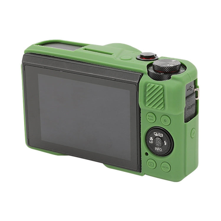 Funda protectora de silicona suave con cubierta de lente, For Canon PowerShot G7 X Mark II / G7X2