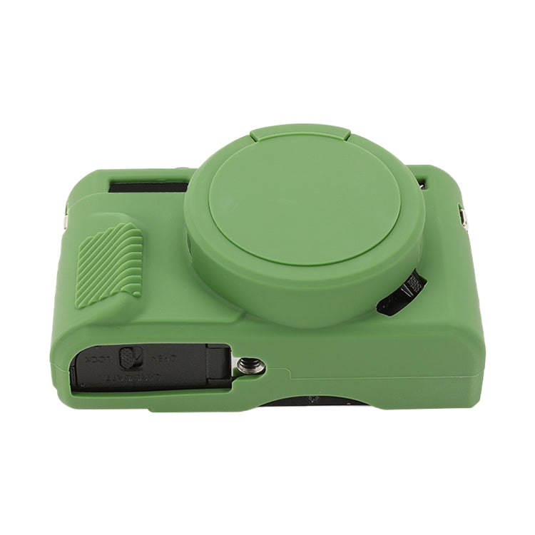 Funda protectora de silicona suave con cubierta de lente, For Canon PowerShot G7 X Mark II / G7X2
