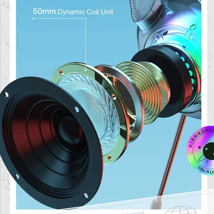 AWEI GM-9 Auriculares para juegos con cable y luz colorida con oreja de gato y micrófono, GM-9