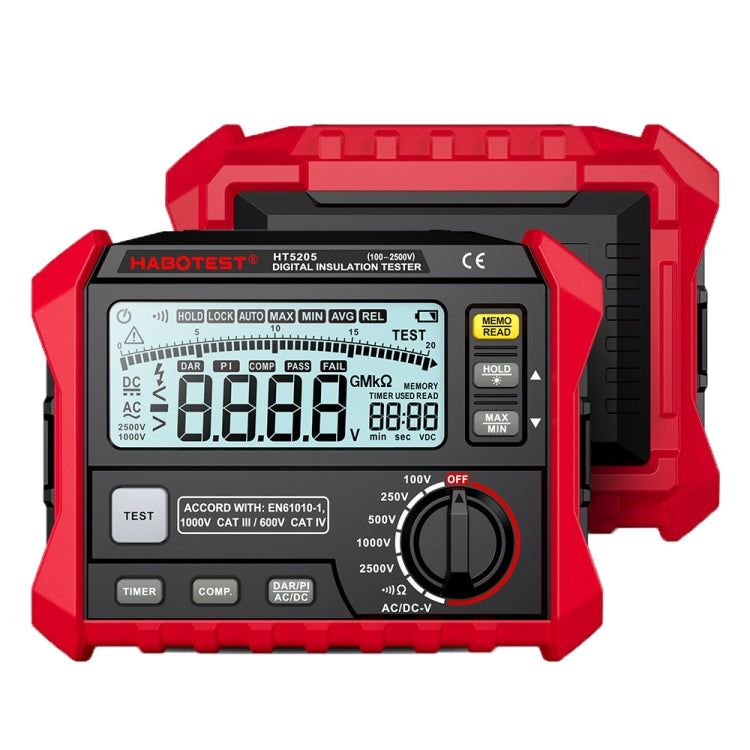 Probador de resistencia de aislamiento HABOTEST HT5205, HT5205