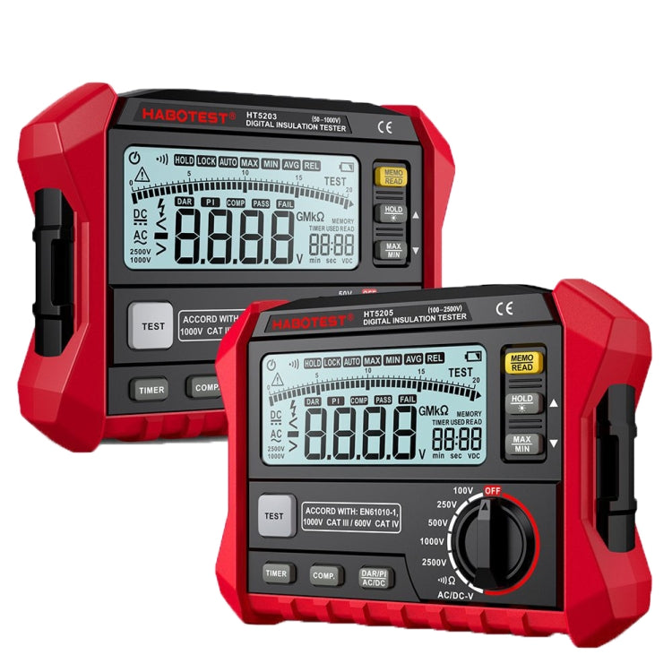 Probador de resistencia de aislamiento HABOTEST HT5205, HT5205