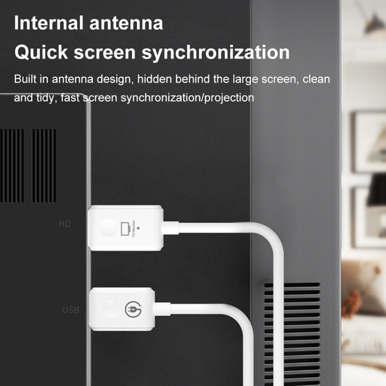 Cable adaptador de reproductor de pantalla receptor transmisor HDMI inalámbrico CS7, CS7
