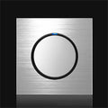 Panel de interruptor LED de trefilado de aluminio gris de 86 mm, One Billing Control, One Open Dual Control, Two Billing Control, Two Open Dual Control, Triple Billing Control, Triple Open Dual Control, Four Open Dual Control, One Open Multiple Control...