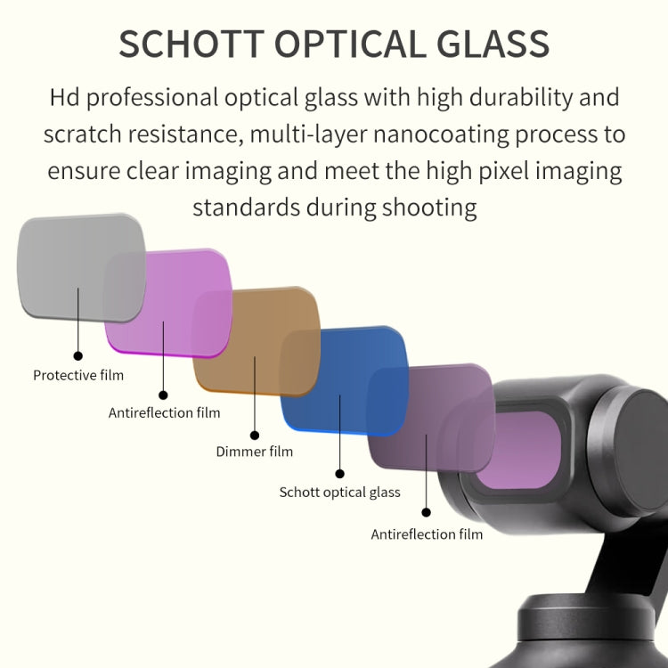 Para DJI OSMO Pocket 3 JSR CB Series Filtro de lente de cámara, MCUV, CPL, ND8, ND16, ND32, ND64, ND256, ND1000, ND8PL, ND16PL, ND32PL, ND64PL, 1/8 Black Mist Filter, NIGHT, STAR, 3 in 1 CPL ND8/16, 3 in 1 ND16/64/256, 4 in 1 CPL ND16/32/64            ...