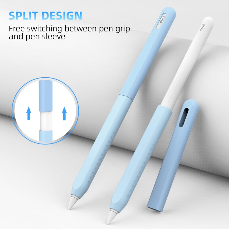 Estuche para lápiz óptico colorido degradado desmontable, For Apple Pencil 2 / Pro