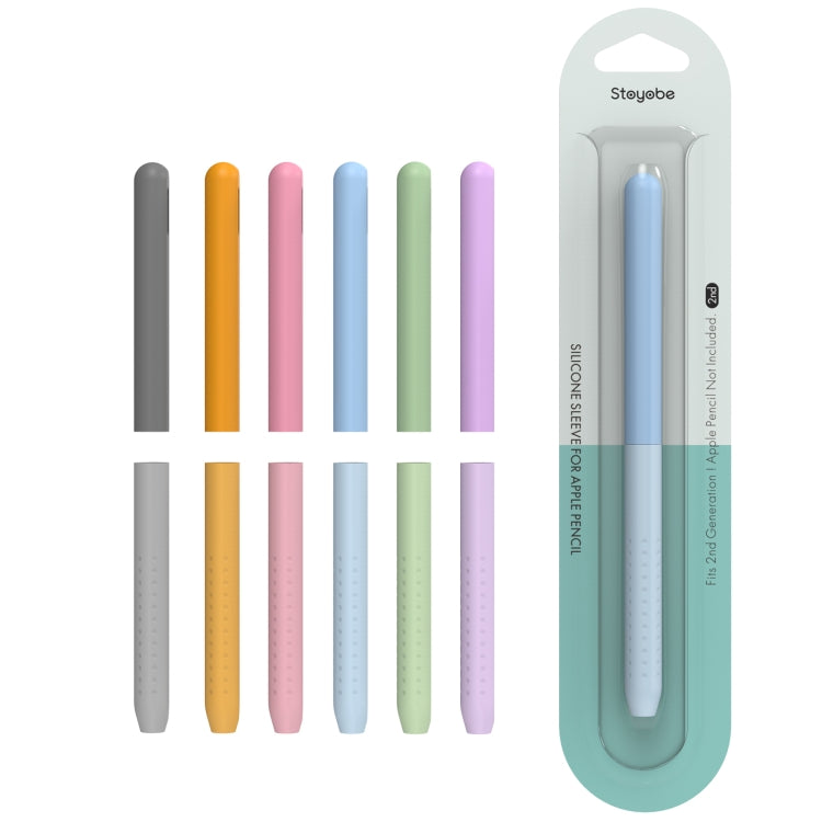 Estuche para lápiz óptico colorido degradado desmontable, For Apple Pencil 2 / Pro