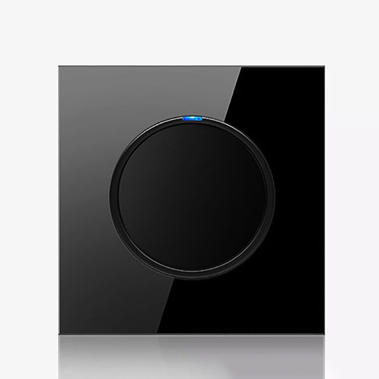 Panel de interruptores de vidrio templado LED redondo de 86 mm, vidrio redondo negro, One Open Dual Control, Two Billing Control, Two Open Dual Control, Three Billing Control, Three Open Dual Control, Four Billing Control, Four Open Dual Control       ...