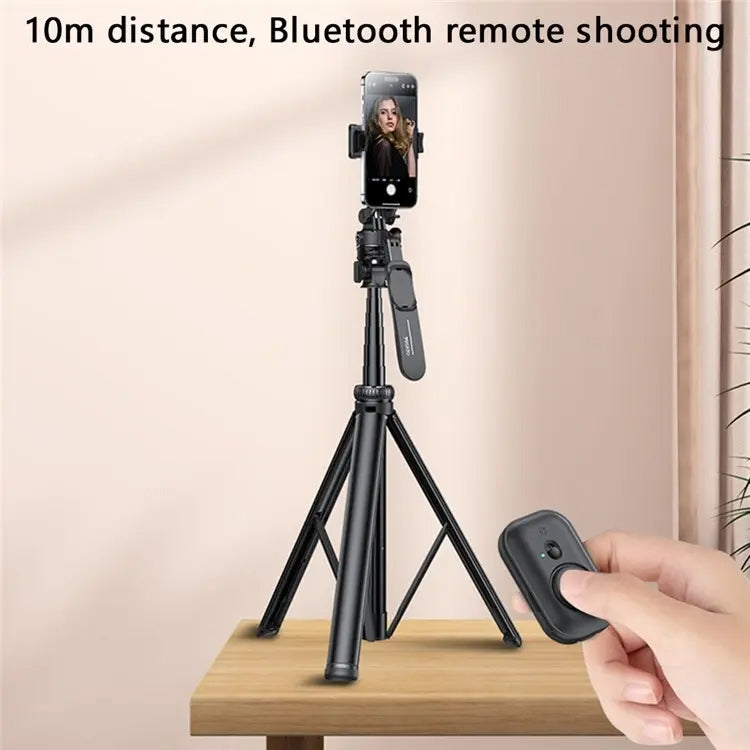 YESIDO SF17 Soporte de trípode de metal retráctil multifuncional Selfie Stick para cámara de teléfonos celulares, SF17