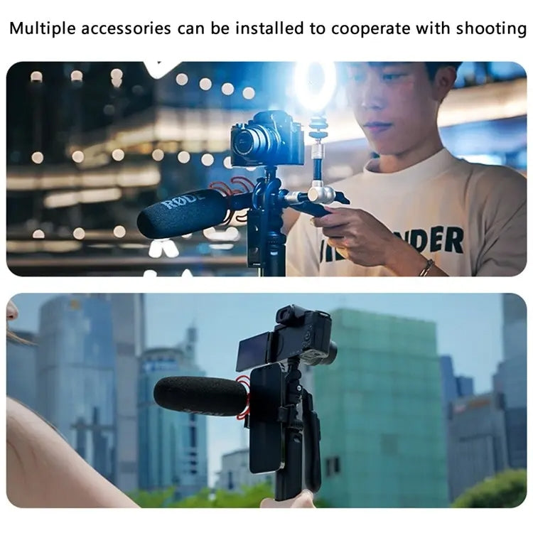 YESIDO SF17 Soporte de trípode de metal retráctil multifuncional Selfie Stick para cámara de teléfonos celulares, SF17