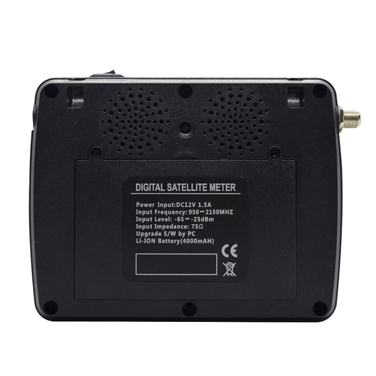iBRAVEBOX V10 Finder Max Pantalla de 4,3 pulgadas Buscador de señal de medidor de satélite digital, compatible con DVB-S/S2/S2X, EU Plug, US Plug, UK Plug, AU Plug