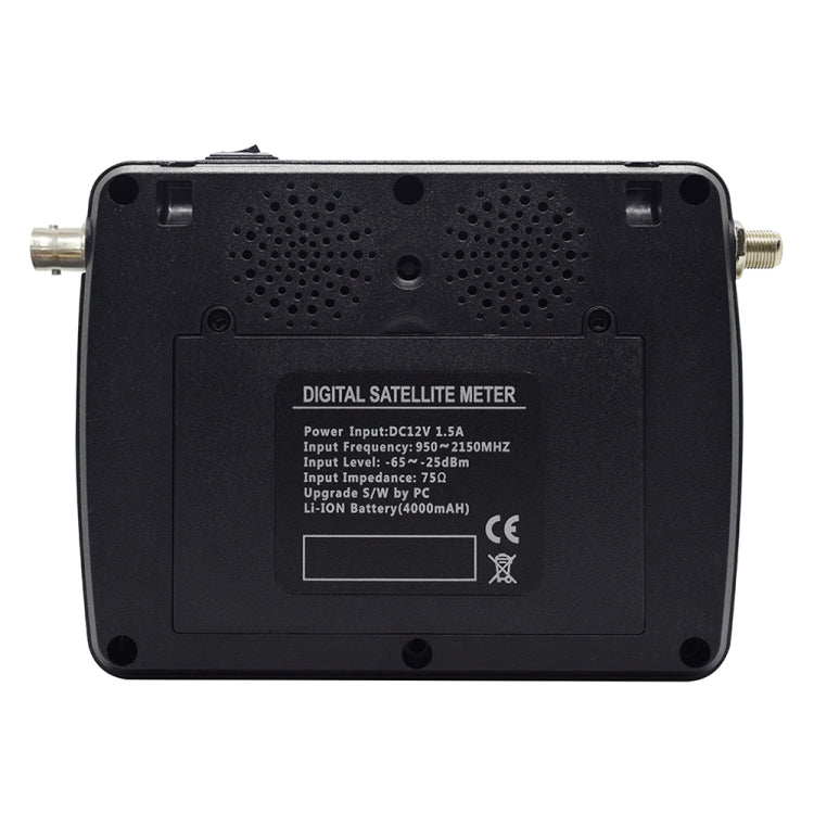 iBRAVEBOX V10 Finder Max+ Pantalla de 4,3 pulgadas Medidor digital de satélite Buscador de señal, compatible con DVB-S/S2/S2X AHD, EU Plug, US Plug, UK Plug, AU Plug