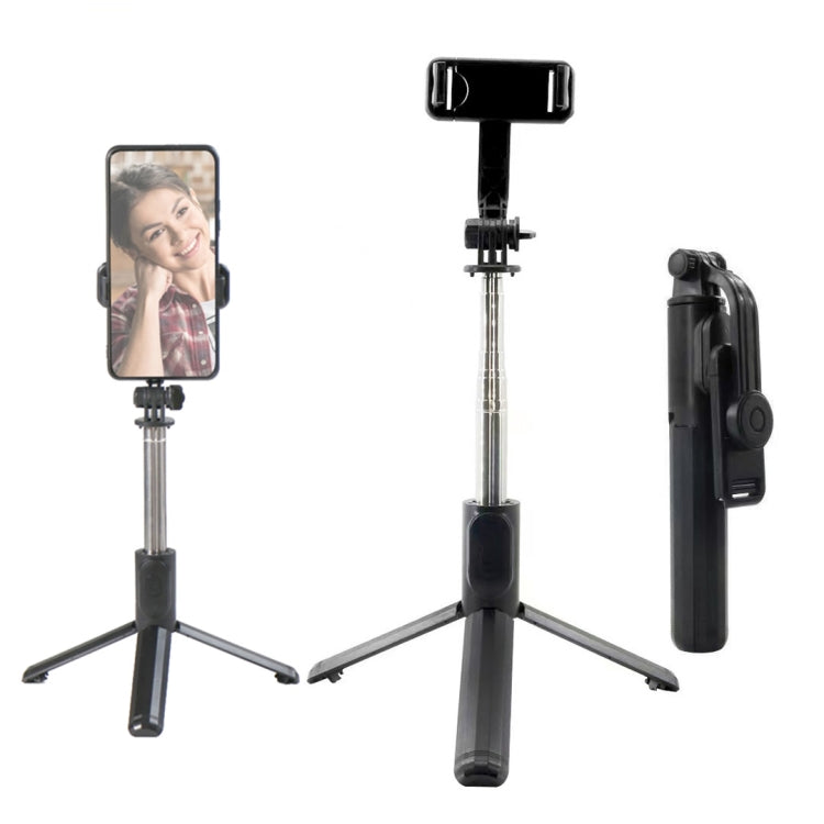 Q07 Bluetooth Selfie Stick Trípode multifuncional para transmisión en vivo, Without Light, With Light