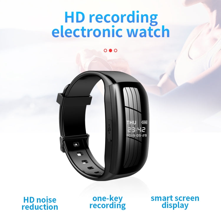 Pulsera electrónica de grabación inteligente con reducción de ruido JNN D5 HD, 8GB, 16GB, 32GB, 64GB, 128GB, 256GB