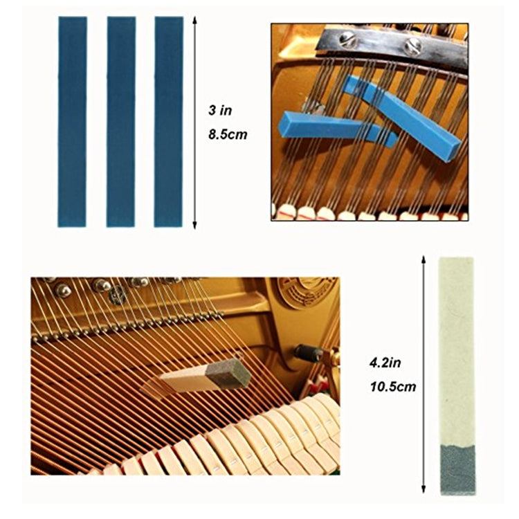 Juego de llaves para afinar pianos 10 en 1, 10 in 1