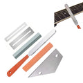 Juego de herramientas para pulir y nivelar trastes de lima de guitarra, Guitar File Fret Polishing