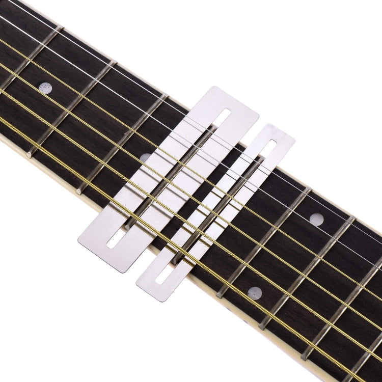 Regla de medición de cuello de guitarra, Lima para afilar guitarra, regla de muesca de cuello, almohadilla de pulido de trastes, Guitar Neck Measuring Ruler