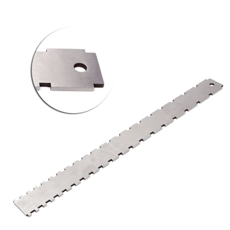 Herramienta de reparación de regla plana para cuello de guitarra, Neck Measuring Ruler