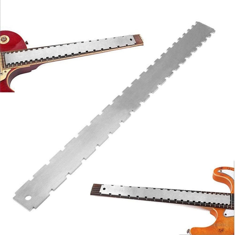 Herramienta de reparación de regla plana para cuello de guitarra, Neck Measuring Ruler