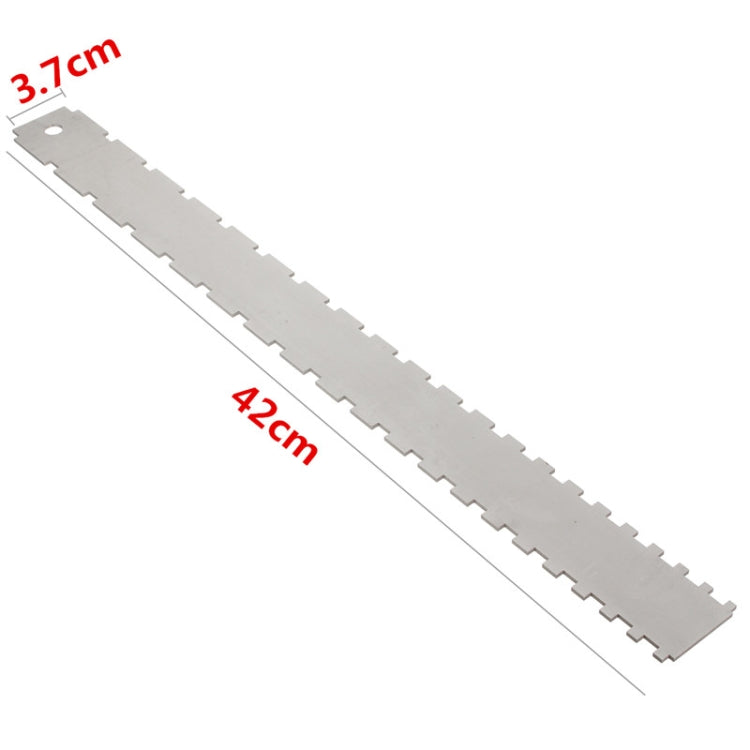 Herramienta de reparación de regla plana para cuello de guitarra, Neck Measuring Ruler