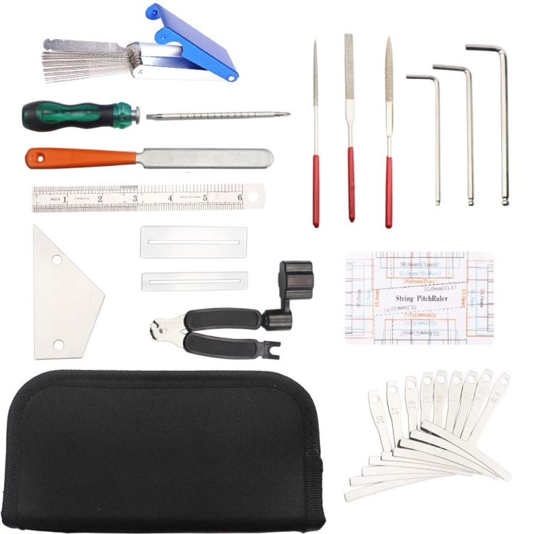 Juego de herramientas para cambiar cuerdas de guitarra 9 en 1, 9 in 1 Guitar String Changing Tool