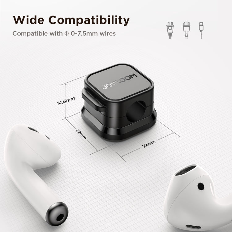 Soporte organizador de cables de datos magnético JOYROOM JR-ZS368, 3 uds.
