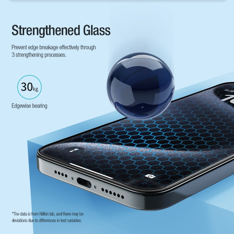 Película protectora de vidrio templado serie NILLKIN Chang, For iPhone 15 Pro Max, For iPhone 15 Plus, For iPhone 15