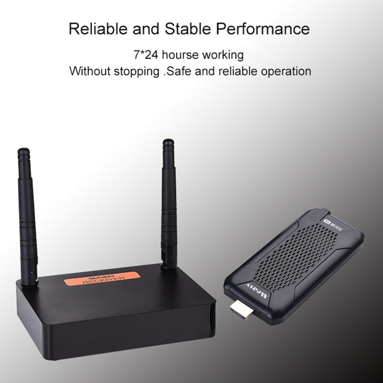 Measy FHD656 Mini 1080P HDMI 1.4 HD Inalámbrico Audio Video Transmisor Receptor Extensor Sistema de transmisión, Distancia de transmisión: 100 m,, US Plug, EU Plug, AU Plug, UK Plug