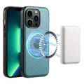 Funda para teléfono MagSafe de cuero con textura de piel de vaca Denior, For iPhone 13 Pro Max, For iPhone 13 Pro, For iPhone 12/12 Pro, For iPhone 12 Pro Max