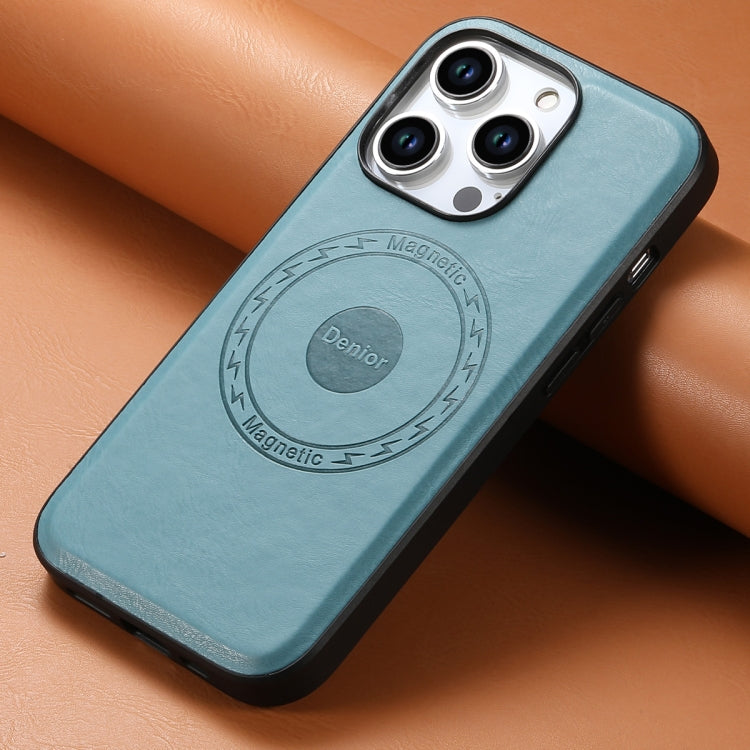 Funda para teléfono MagSafe de cuero con textura de piel de vaca Denior, For iPhone 13 Pro Max, For iPhone 13 Pro, For iPhone 12/12 Pro, For iPhone 12 Pro Max