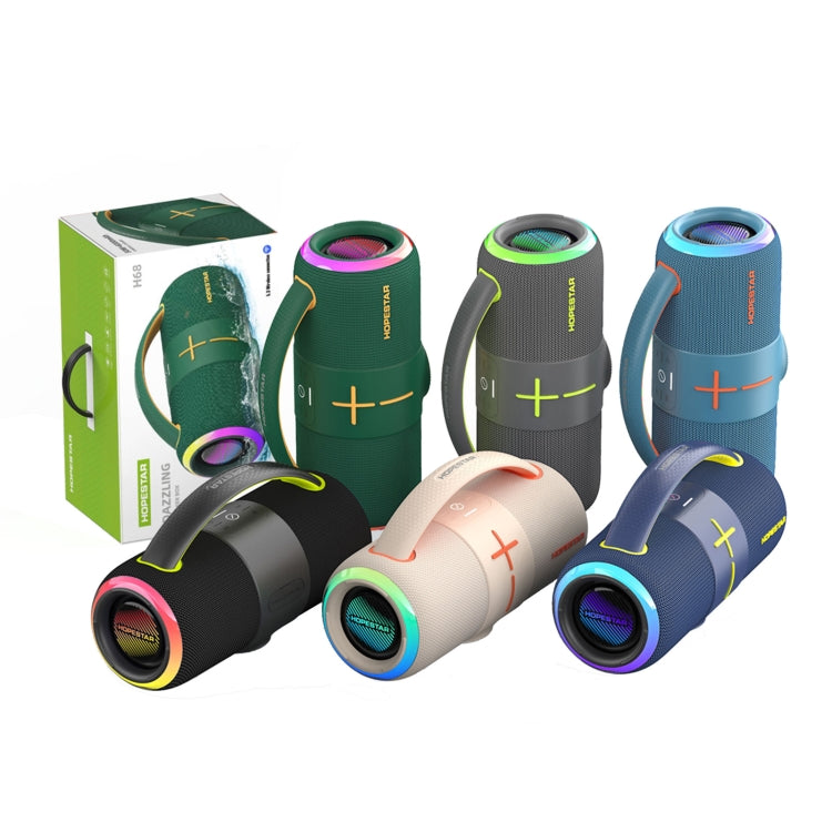 HOPESTAR H68 50W Altavoz Bluetooth deslumbrante impermeable portátil para exteriores, H68