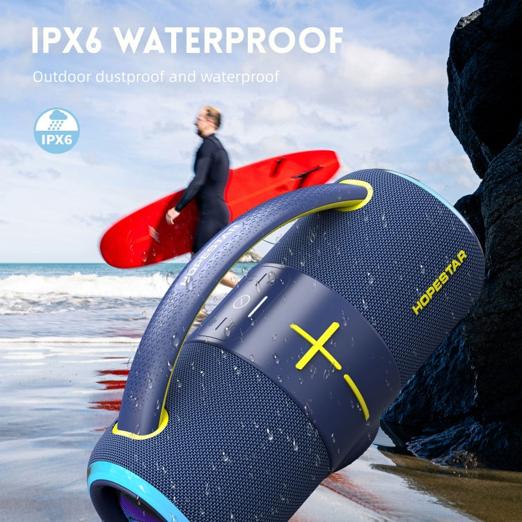 HOPESTAR H68 50W Altavoz Bluetooth deslumbrante impermeable portátil para exteriores, H68
