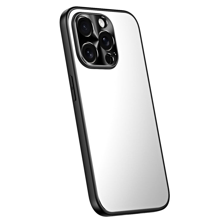 R-JUST RJ-61 Estuche para teléfono de TPU + PC esmerilado con galvanoplastia, For iPhone 12 Pro