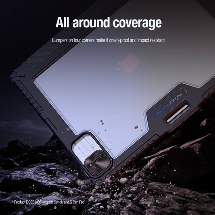 Funda de cuero para tableta estilo plegable de múltiples ángulos NILLKIN Bumper Pro, For iPad Air 13 2024 / 2025 / 2026, For iPad Pro 13 2025 / 2024, For iPad Pro 11 2025 / 2024